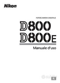 Libretto Manuale varie Nikon Analogiche Digitali