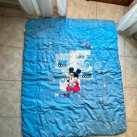 Paracolpi e trapunta lettino a sbarre bimbo