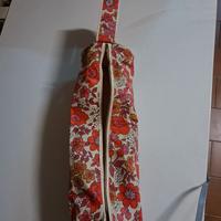 Borsa porta ferri da maglia floreale, 40cm