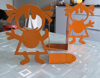 Fermalibri in metallo “Arti e Mestieri”