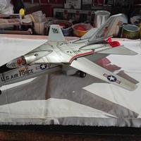 modellino aereo latta anni 60