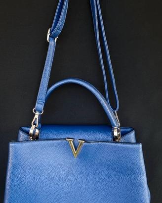 Borsa Elite Blu Reale • Stile Italiano Lussuoso