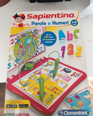 Clementoni Sapientino Parole e Numeri 4-6 anni