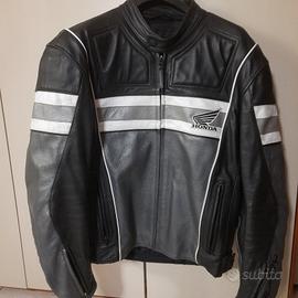 Giubbotto pelle moto Suomy tg 56