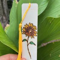 Segnalibro in legno pirografato a mano