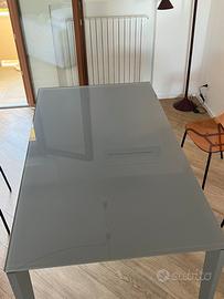 Tavolo allungabile in vetro Calligarigaris