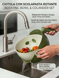 Ciotola Colino d 20 cm Basculante verde