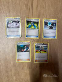Lotto 5 Carte Pokémon Rare e Vintage