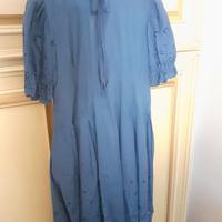 Abito vintage elegante ragazzina cotone San Gallo 