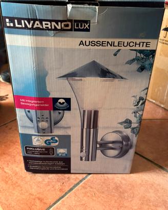Lampada da esterno livaro lux sensore di movimento