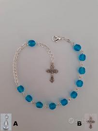 100 Bracciali in mezzocristallo 6mm