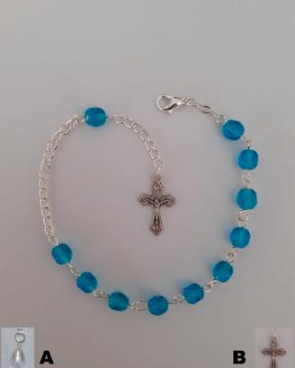 100 Bracciali in mezzocristallo 6mm
