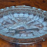 Vassoi Acciaio Inox e Antipastiera Vintage