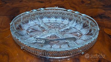 Vassoi Acciaio Inox e Antipastiera Vintage