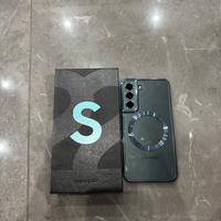 Galaxy S22 Green 256gb+cover color ciano