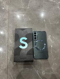 Galaxy S22 Green 256gb+cover color ciano