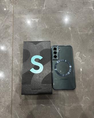 Galaxy S22 Green 256gb+cover color ciano