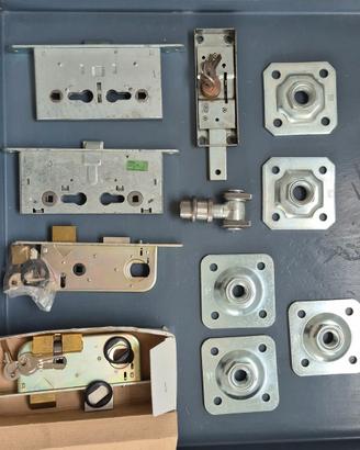 SERRATURE MISTE + GANGHERO + PIASTRE 