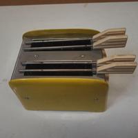 Tostiera URMET gialla a 2 cestelli VINTAGE