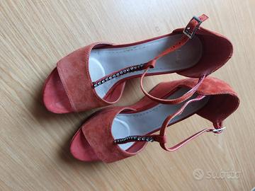 sandali Clarks in camoscio