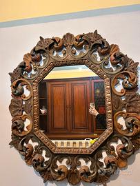 Specchiera da muro in stile barocco