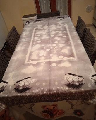 Set cucina Tovaglia,copri forno,copri fornelli 