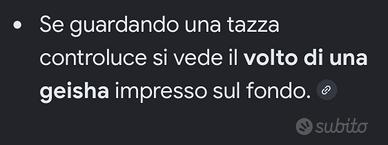 Set  tazzine dragone