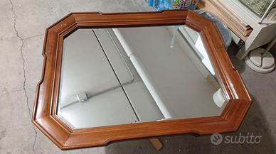 Specchio in legno di noce