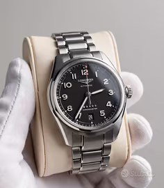 Longines Spirit 37mm Nero Full set Like New 