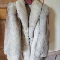 Pelliccia in volpe argentata