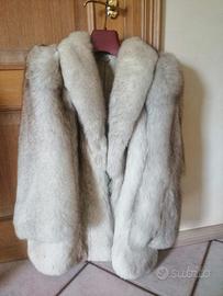 Pelliccia in volpe argentata