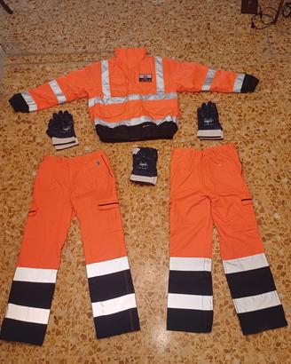 Completo Lavoro PAYPER M Giacca 2 Pantaloni Guanti