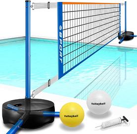 Rete da Pallavolo con pali