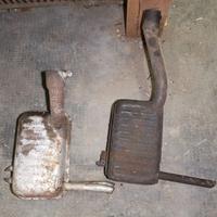 marmitta vespa faro basso 1951-53 scarico