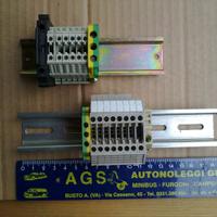 Morsettiere con barre DIN per quadretti elettrici