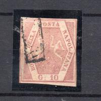 AV - NAPOLI, 10 grana I tav n. 10 usato. Difettoso