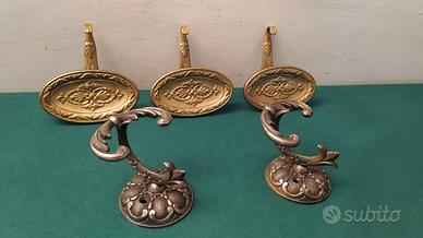 ATTACCAPANNI OTTONE CROMATO MOD-DEP