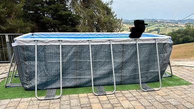 Piscina bestway 4x2 con pompa annessa