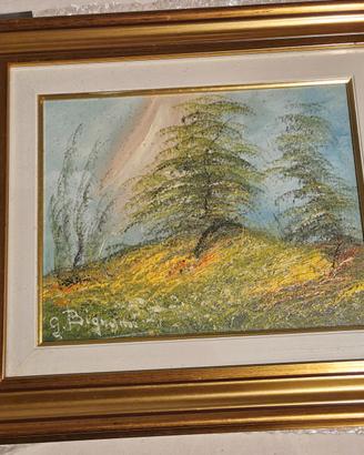 Quadro ad olio cm 24x30 pittore Gianni Bignami