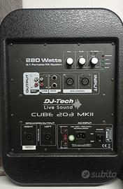 DJ Tech Cube 203 MK2 - Sistema Audio a Colonna 280