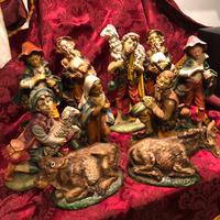 Statue personaggi presepe cartapesta