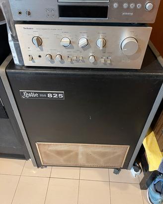 Leslie 825 + amp pre 2