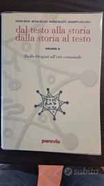 Dal testo alla storia, dalla storia al testo,vol A