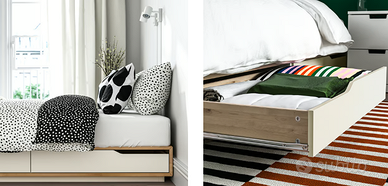Letto singolo ikea mandal