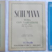 BRAHMS Studi per pianoforte SCHUMANN Tema con vari