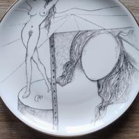 "La Pittura" Salvador Dalí Piatto Vintage 1979