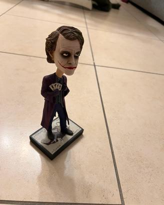Statuina joker con testa a molla