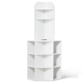 Mobiletto Angolare Portaoggetti Altezza 162,6cm