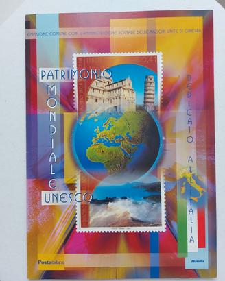2002 Folder Italia Patrimonio Mondiale UNESCO
