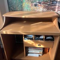 Mobile porta PC con piano scorrevole con sedia